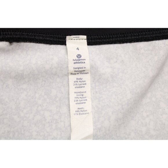 Lululemon Women's Inspire Tight II Power Luxtreme Suited Jacquard Black White 4 - Picture 9 of 12